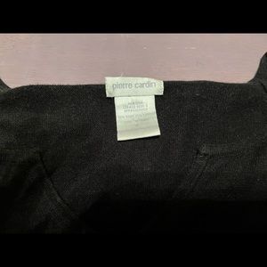 Black Pierre Cardin black short sleeved sweater